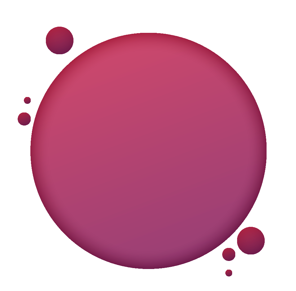 forma: burbuja de color
