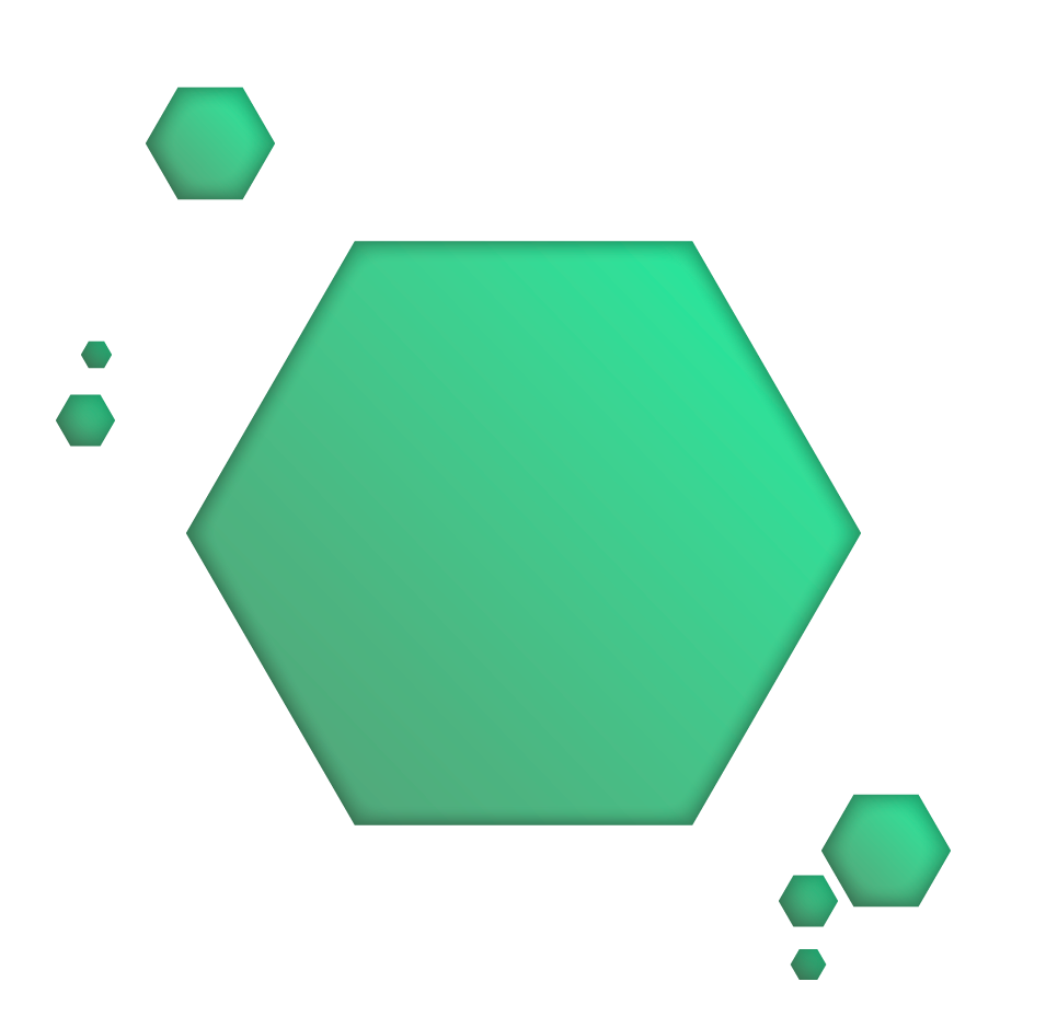 forma: pentagono de color
